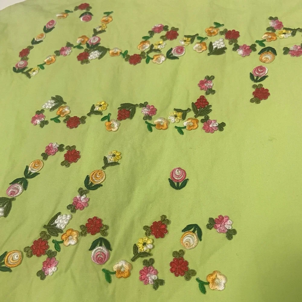 Moschino Lime Green Button Down Shirt - Picture 2 of 8